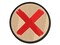 X Marks the Spot Treasure Map Multi-Color Embroidered Iron-On or Hook & Loop Patch Applique